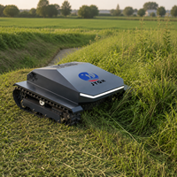 Tondeuse à gazon robotisée mini RC personnalisée à braquage zéro, tondeuse à gazon électrique intelligente télécommandée pour la ferme