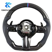 Volant en fibre de carbone personnalisé pour BMW G CS Series, compatible avec G20 330i M550i X3 G01 540i G30 X5 G05 G80 M3 G82 M4 M240i G42 Lci G22 F30