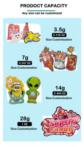 Bolsa <span class=keywords><strong>de</strong></span> Mylar Personalizada <span class=keywords><strong>de</strong></span> 25g 50g para Tabaco <span class=keywords><strong>de</strong></span> Liar y Cigarros, a Prueba <span class=keywords><strong>de</strong></span> Olores, <span class=keywords><strong>de</strong></span> Papel <span class=keywords><strong>de</strong></span> Aluminio, con Ventana - Product Image 4