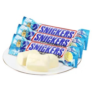 Snicker รสผลไม้รสเย็นสีขาวแซนวิช<span class=keywords><strong>ช็อค</strong></span><span class=keywords><strong>โก</strong></span><span class=keywords><strong>แล</strong></span><span class=keywords><strong>ต</strong></span>รสมะนาว40กรัม - Product Image 1