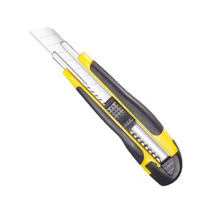 มีดคัตเตอร์อเนกประสงค์ Sy 286 ขนาด 18 มม. ด้ามจับกันลื่น เกรดอุตสาหกรรม สำหรับตัดกระดาษ สีดำ คละสี - Product Image 5