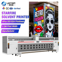 Máquina de Impresión Digital Automática LETOP de 3.2 Metros de Ancho con Cabezal de Impresión Starfire, Máquina de Impresión Digital de Rollo