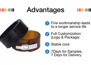 <span class=keywords><strong>Ceinture</strong></span> à levier en cuir de 10mm pour débutants <span class=keywords><strong>Guide</strong></span> de dimensionnement facile pour les débutants en salle de sport - Product Image 5