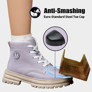 Scarpe Antinfortunistiche Leggere da Donna, Traspiranti, Antiscivolo, Resistenti all'Acqua e all'Usura, Comode, Adatte per il Lavoro. - Product Image 3
