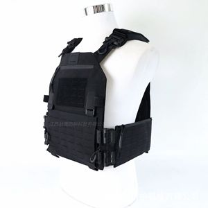 Gilet tactique MOLLE en nylon anti-coupure, équipement tactique d'extérieur, taille unique, coupe classique, bretelles à coutures soudées - Product Image 2