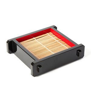 Japanese Sushi And Cold Noodle Serving Dish 23x11.5x4.8 Cm Bamboo <b>Tray</b> For Restaurant Use - Product Image 4