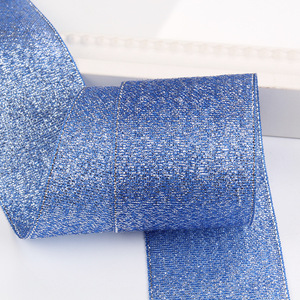 Nastro glitterato metallico di colore pronto Per lo Stock di natale 1 "25y 5 rotolo Per gli strizzacervelli Per la confezione <span class=keywords><strong>regalo</strong></span> - Product Image 6