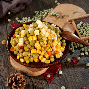 Légumes en conserve mélangés frais de haute qualité OEM en provenance de Chine au <span class=keywords><strong>meilleur</strong></span> prix 425g/820g - Product Image 3