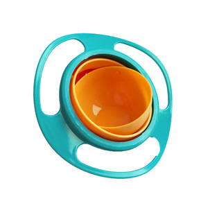 Ufo Bowl Balance 360 Degree Rotating Spill Free Baby Childrens Feeding Dish Solid Color Red C066W Age 1 2 Years - Product Image 5