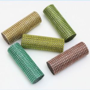 Strass di diamanti maglia di cristallo nastro di qualità scintillante Bling Wrap nastro sfuso rotolo fai da te artigianato decorazioni per feste 24 righe - Product Image 6