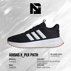 Adidas X_PLR Path Core Black Cloud White Zapatillas de running de malla con cordones y punta redonda, transpirables, para todas las estaciones - Product Image 6