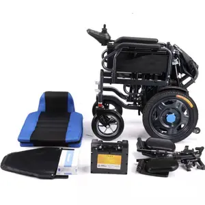 Dual Control Remote Control Folding Electric Wheelchair Automatic Power Wheelchair