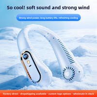 Nuevo Modelo 2026, Ventilador de Cuello Recargable Sin Aspas, Silencioso, Mini Ventilador Compacto y Portátil para Uso en Exteriores, Batería de Larga Duración