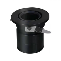 Spot LED encastré orientable 1-10W en aluminium, CRI 90 élevé, design moderne, petite ouverture, lumière focalisée, intérieur, dimmable