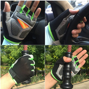 Gants de gymnastique à demi-doigts pour hommes et femmes-Gants d'entraînement respirants antidérapants pour cyclisme et fitness - Product Image 5