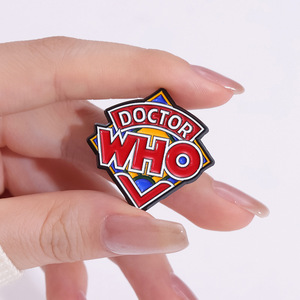 Broches en émail métallique de la série TV Doctor Who, <span class=keywords><strong>science</strong></span>-<span class=keywords><strong>fiction</strong></span> britannique, pour vêtements et souvenirs, vente en gros - Product Image 2