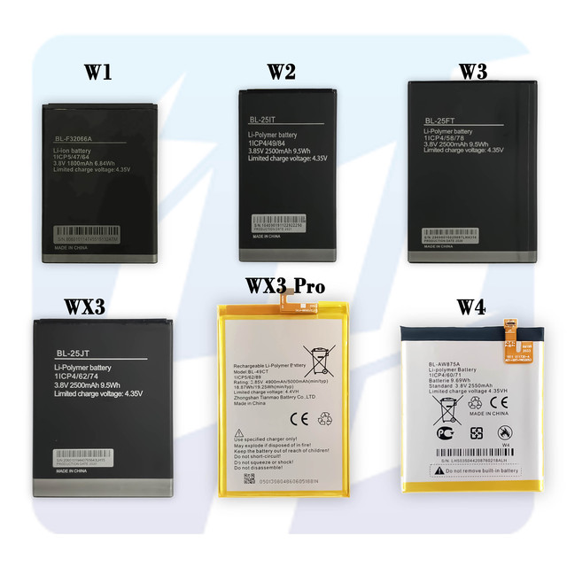 OEM Battery C8 C9 CA6 CM B2 CX Air K9 K9+ KA6 KA7 KB7 KB8 CF7 CA8 CF8 KB3 B1P KC2 Mobile Phone Battery for Tecno CA7