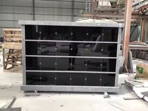 Assembled Traditional American Black Granite 72 niches columbarium with 1 Year Warranty for Cemetery - Product Image 2