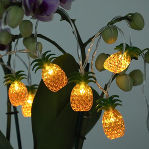 Dứa Chuỗi Đèn Giáng Sinh Trang Trí Nội Thất Chuỗi Cổ Tích Đèn Đảng Nhiệt đới Tiki Quà Tặng Vườn Kỳ Nghỉ Chiếu Sáng - Product Image 3