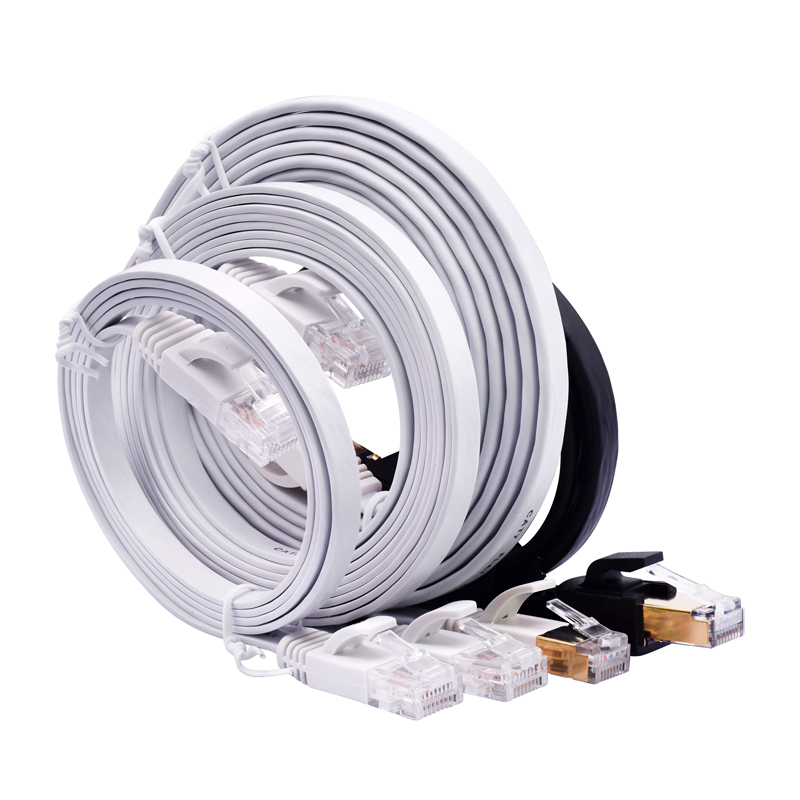 كابل شبكي لجهاز توجيه الكمبيوتر 10متر/50متر/100متر كابل إيثرنت CAT5E/Cat6/CAT7 UTP CAT 6 RJ45