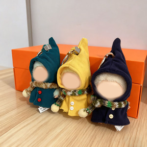 Vestiti per Bambole: Grazioso <span class=keywords><strong>Mantello</strong></span> da <span class=keywords><strong>Strega</strong></span> Multicolore con Sciarpa, in Cotone e Poliestere, Accessori di Alta Qualità per Bambole V4 - Product Image 2