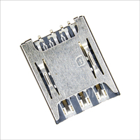 Connecteur de carte Nano SIM WECONN WL-SIM150-029 6PIN+1 H=1.40mm Push-Pull avec interrupteur de détection, connecteur de batterie personnalisable
