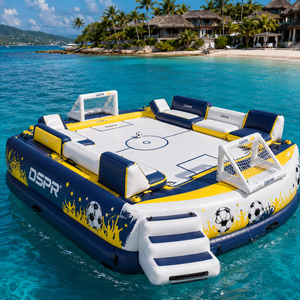 Plataforma Flotante Inflable Personalizada para Parque Acuático, Isla <span class=keywords><strong>Castillo</strong></span>, Campo de Fútbol, para Resorts, Clubes de Playa, Marinas y Alquileres al Aire Libre - Product Image 4