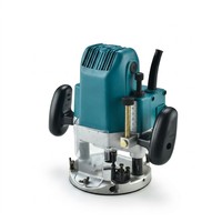 Défonceuse électrique 1600W, mandrin 12/12,7 mm (1/2 pouce), outil portatif pour le travail du bois, idéal pour la menuiserie et l'atelier de bricolage