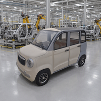 Voiture électrique mini haute performance à 4 roues, véhicule électrique à basse vitesse pour la ville, idéale pour la famille et les trajets urbains