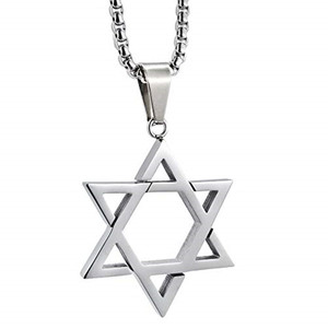 Collana gioiello in oro 18K con stella di David per donne collana impermeabile in acciaio inossidabile Hexagram ciondolo - Product Image 4