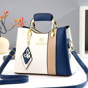 Sac à main Mary England pour femme, motif géométrique, en PU, fermeture ouverte, été, protection RFID, décoré de perles - Product Image 1