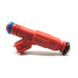 Inyector de combustible de 12 agujeros 12 agujeros 24lb EV6EL para Ford <span class=keywords><strong>Focus</strong></span> Fusion Jeep Wrangler Mustang Dodge 0280156161 3S4G-AB - Product Image 1