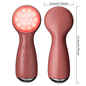 SHOMfrs Sonic impermeável Handheld Facial Cleanser Ultrasonic Deep Cleansing Tecnologia 6-in-1 de limpeza de poros Remoção de cravo - Product Image 6