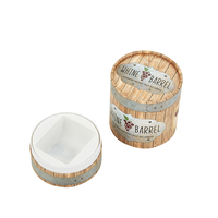Boîte d'emballage en tube de carton kraft biodégradable, écologique et jetable, de qualité alimentaire, pour chocolat, sucre et autres aliments