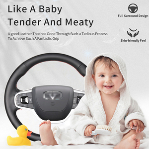 Produits les plus vendus, <span class=keywords><strong>housse</strong></span> <span class=keywords><strong>de</strong></span> <span class=keywords><strong>volant</strong></span> <span class=keywords><strong>de</strong></span> voiture cousue à la main, protection pour Chery Showjet - Product Image 4
