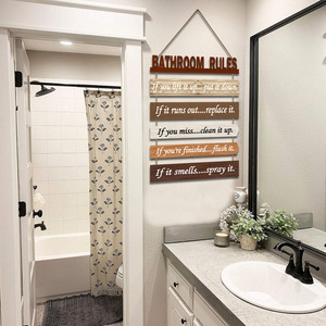 Décoration <span class=keywords><strong>murale</strong></span> personnalisée <span class=keywords><strong>Tenture</strong></span> <span class=keywords><strong>murale</strong></span> style européen Décoration <span class=keywords><strong>murale</strong></span> Panneau en bois Cuisine Salle de bain Décoration intérieure Panneau en bois Règle - Product Image 2