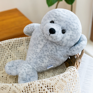 Peluche Kawaii en forme de phoque lestée avec billes intérieures, vente en gros, animal apaisant pour le sommeil et le soulagement du stress - Product Image 6