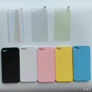 Custodia per telefono in vetro bianco con scanalatura per pc in tpu di colore personalizzato con pc bianco e lastra in acrilico trasparente o pc con stampa personalizzata per <span class=keywords><strong>huawei</strong></span> - Product Image 6