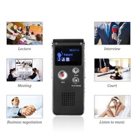 Enregistreur vocal numérique multifonction 8G, écran LCD, enregistreur professionnel