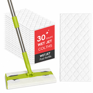Tampons de nettoyage jetables compatibles avec les serpillères, y compris les recharges pour serpillères <span class=keywords><strong>WetJet</strong></span> - Product Image 1