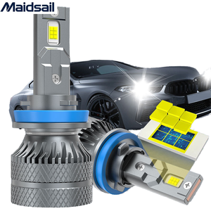 12V Car <strong>LED</strong> Headlight <strong>Bulbs</strong> 6500K Warm White 9005 H7 H19006 H11 <strong>High</strong>/Low Beam Integrated Plug Play 35W 5500 <strong>Lumens</strong> New - Product Image 1