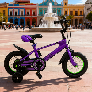 Vélo pour enfants de 16 pouces à une vitesse, roues en alliage d'aluminium pour les enfants de 0 à 8 ans avec roues d'apprentissage - Product Image 5
