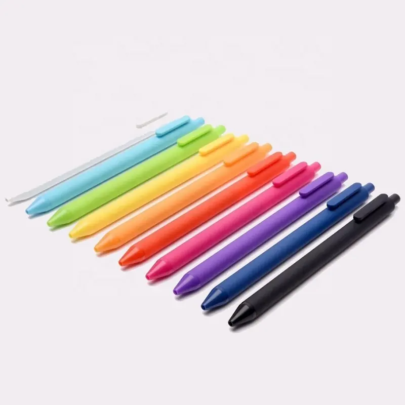 Custom Logo Kaco Pure Plastic 0.5mm Sign Pen Ink Gel Pens