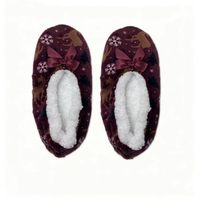 Gemütliche Hausschuh-Socken mit Sherpa-Futter, Rutschfeste Damen-Ballerinas, Heim-Spa-Körpersocken für den Täglichen Gebrauch