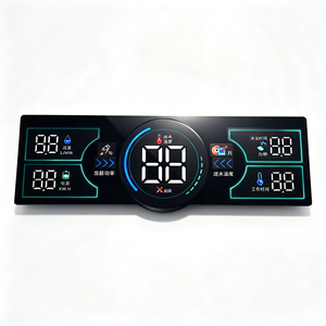 Autocollant d'écran imprimé personnalisé OEM pour panneau de commande de chauffe-eau intelligent à membrane tactile colorée pour animaux de compagnie - Product Image 1