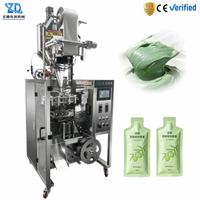 Machine de remplissage et de scellage automatique haute précision pour sachets d'échantillons cosmétiques (masques de boue) et pochettes personnalisées en forme de bouteille