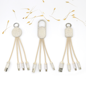 สายชาร์จ USB แบบ3 in 1เป็นมิตรต่อสิ่งแวดล้อมพร้อมโลโก้ที่กำหนดเอง - Product Image 6