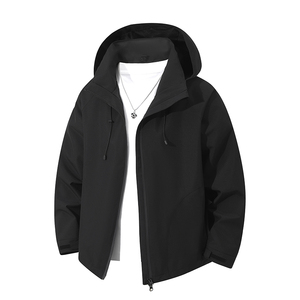 Chaqueta con capucha estilo Hong Kong para hombre, personalizada con logotipo, para primavera y otoño, informal, cómoda y popular. - Product Image 4