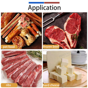 Heavy Duty Automatic Pet Food Meat Block Slicer Industrial Frozen Composite Meat Slab Cutter <b>Bone</b> <b>Sawing</b> Machine for Pet Snack - Product Image 6