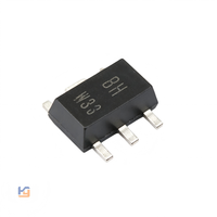 Transistor NPN SMD BCX56 SOT-89 SC-62 80V 1A, composant de commutation haute puissance, haute performance, moyenne vitesse, en stock